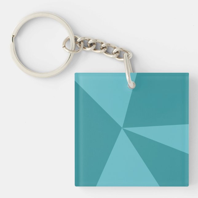 Triangles Pattern Key Ring (Front)