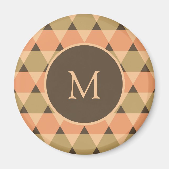 Triangles Pattern Magnet (Front)
