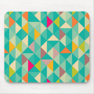 Triangles pattern mouse pad