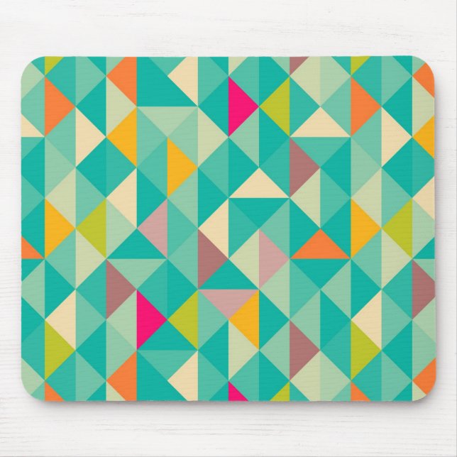 Triangles pattern mouse pad (Front)