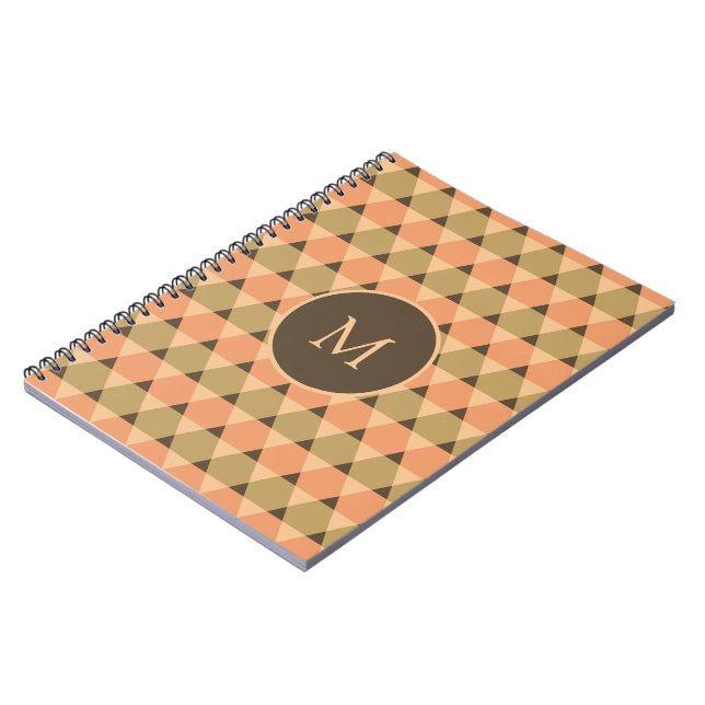 Triangles Pattern Notebook (Left Side)