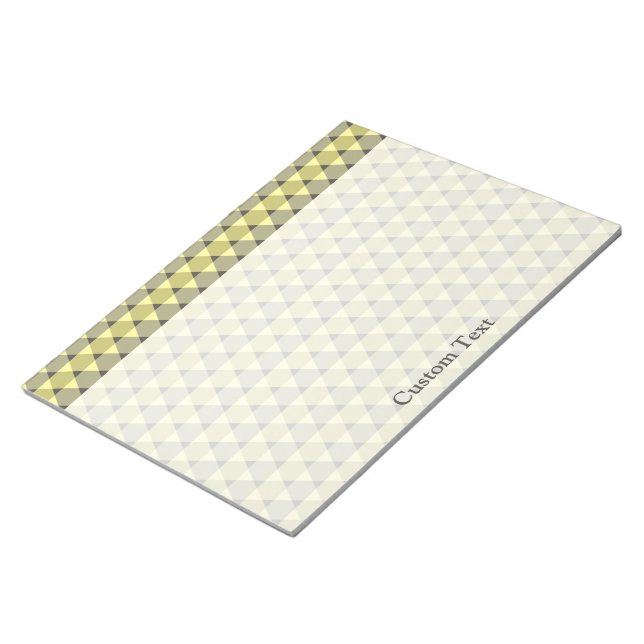 Triangles Pattern Notepad (Angled)