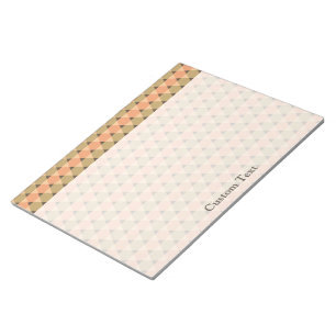 Triangles Pattern Notepad