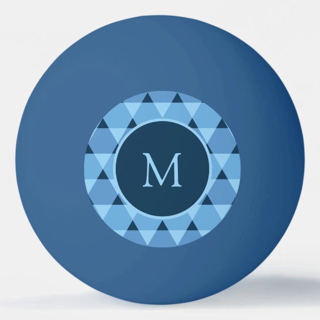 Triangles Pattern Ping Pong Ball (Front)