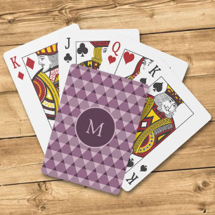 Triangles Pattern Playing Cards