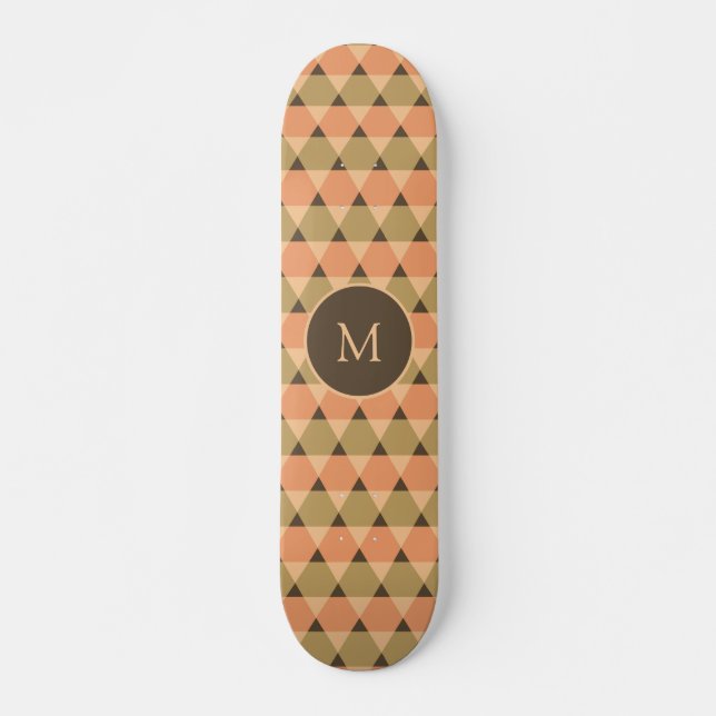 Triangles Pattern Skateboard (Front)