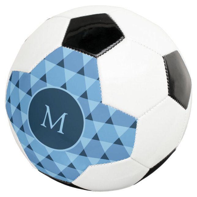 Triangles Pattern Soccer Ball (Three Quarter)