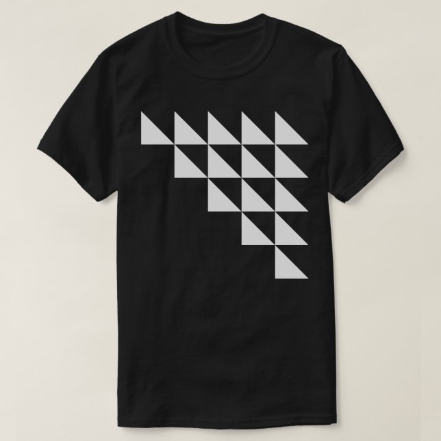 triangles pattern T-Shirt (Design Front)