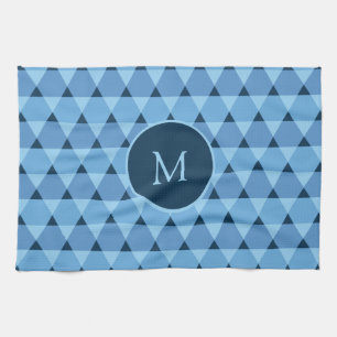 Triangles Pattern Tea Towel