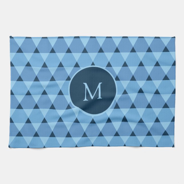 Triangles Pattern Tea Towel (Horizontal)