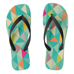 Triangles pattern thongs