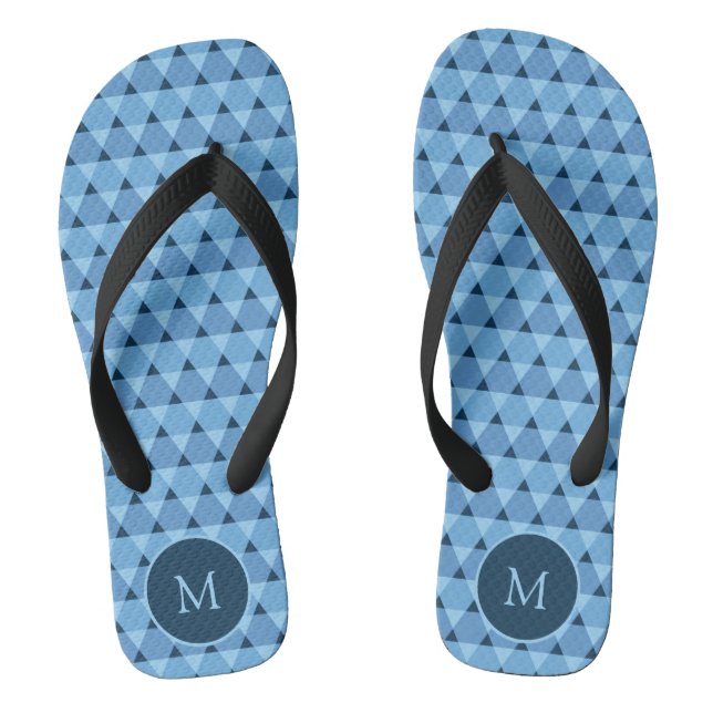 Triangles Pattern Thongs (Footbed)