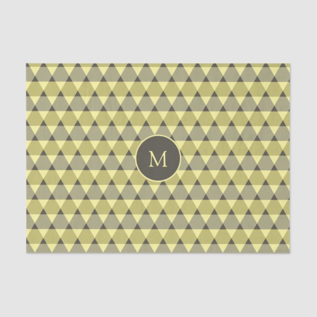 Triangles Pattern Tissue Paper (Front)