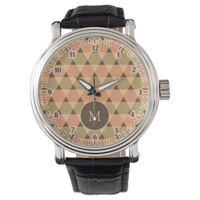 Triangles Pattern Watch (Front)