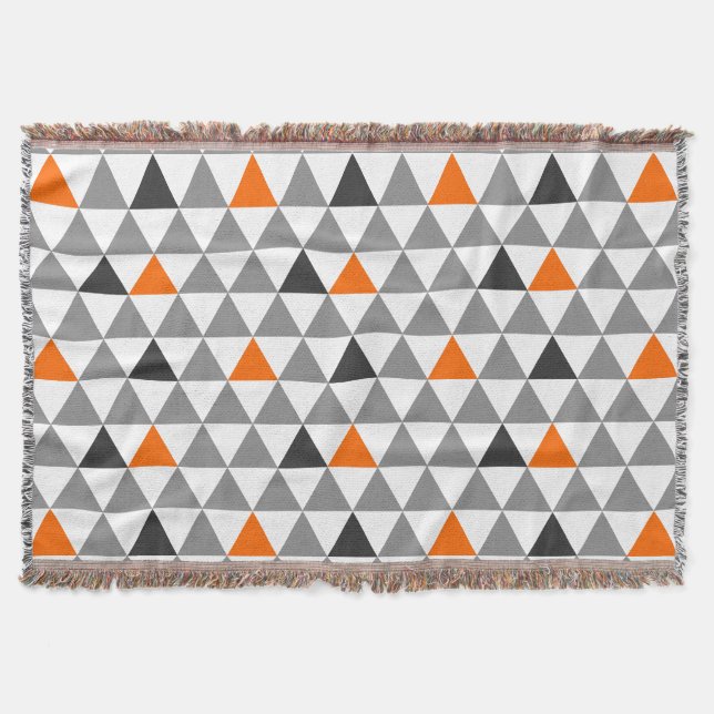 Triangles Throw Blanket (Front)