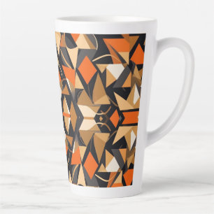 Triangular Contemporary Design  Latte Mug
