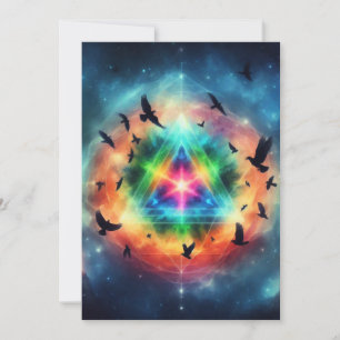 Triangular Cosmic Energy Invitation