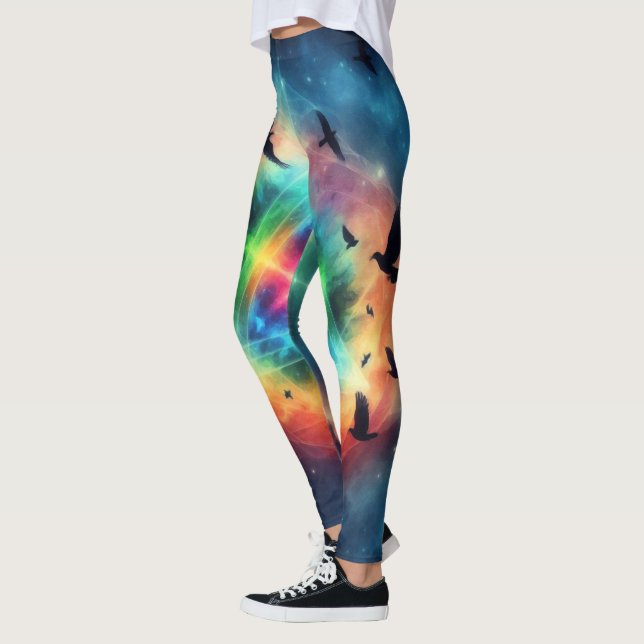 Triangular Cosmic Energy Leggings (Left)