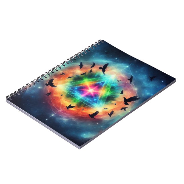 Triangular Cosmic Energy Notebook (Left Side)