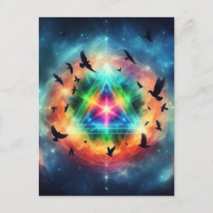 Triangular Cosmic Energy Postcard
