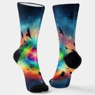 Triangular Cosmic Energy Socks