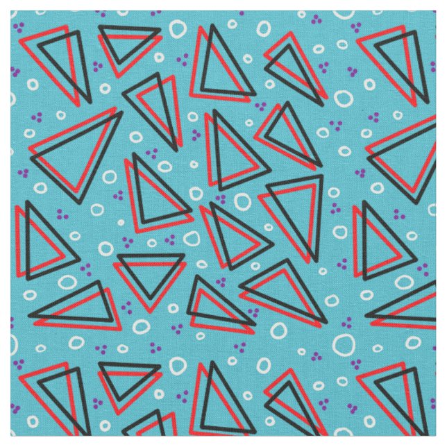 Triangular geometric shapes pattern for fabric (Close Up)