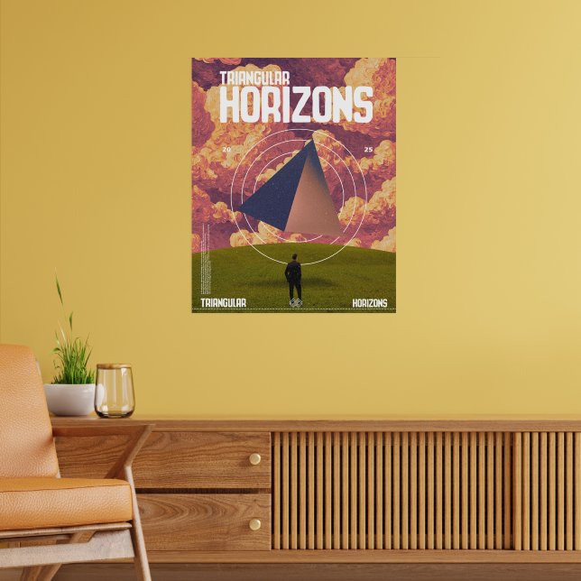 Triangular Horizons Poster (Living Room 2)