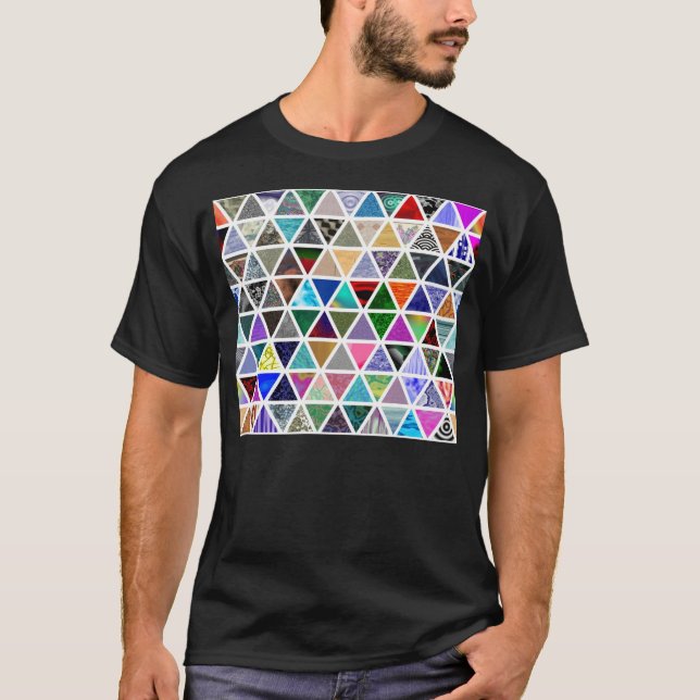 Triangular Textures T-Shirt (Front)
