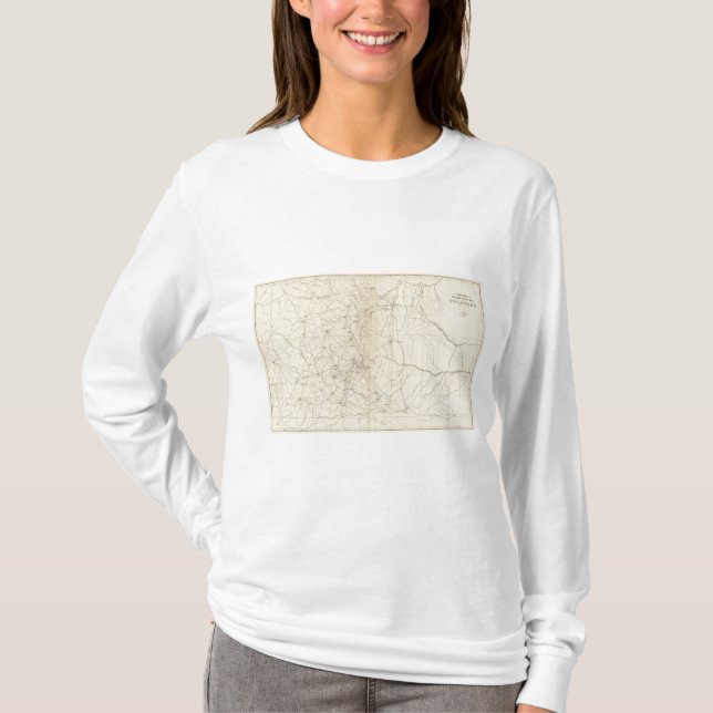 Triangulation Map of Colorado T-Shirt (Front)