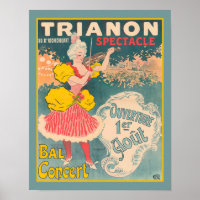 Trianon Spectacle Bal Concert Art Nouveau