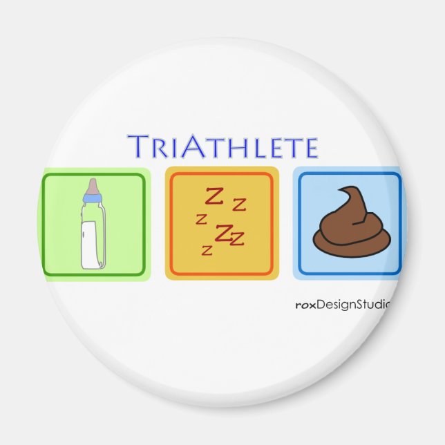 TriAthelete Magnet (Front)