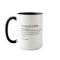 Triathlete definition gift, name definition mug,