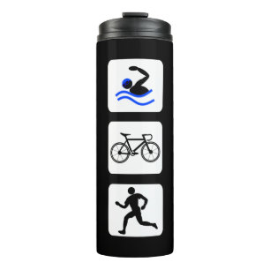 Triathlete Events Logo Thermal Tumbler
