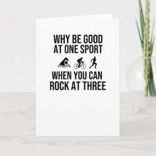Triathlete Gifts Endurance Sports Triathlon Lover Card
