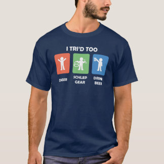 Triathlete supporter shirt