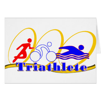 Triathlete SWIM RUN BIKE