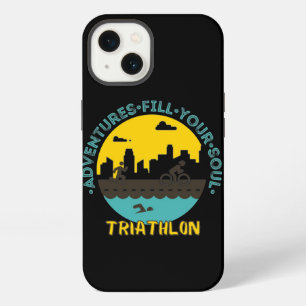 Triathlon. Adventure fill your soul iPhone 13 Case