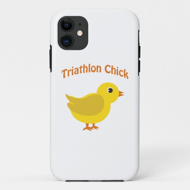 Triathlon Chick Case-Mate iPhone Case (Back)