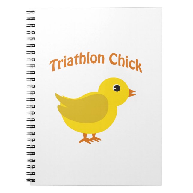 Triathlon Chick Notebook (Front)