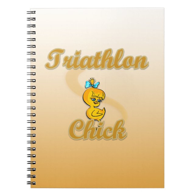 Triathlon Chick Notebook (Front)