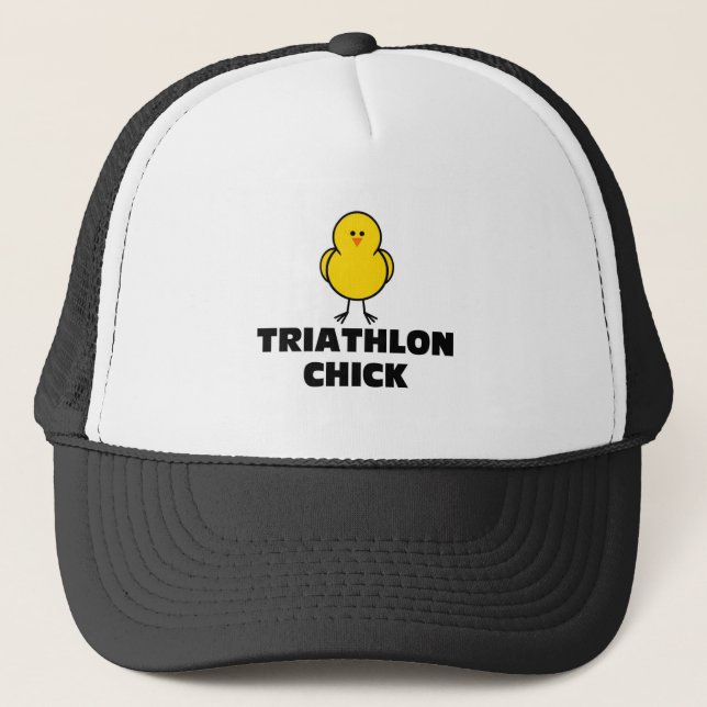 Triathlon Chick Trucker Hat (Front)