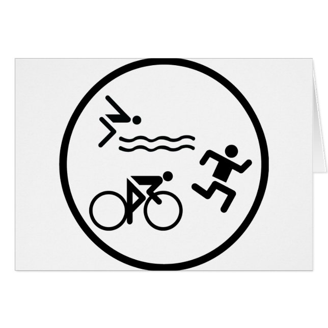triathlon circle icon (Front Horizontal)