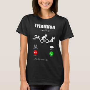 Triathlon Competition Swim Bike Run T-Shirt