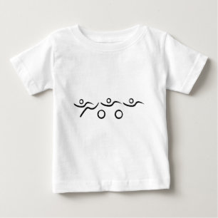 Triathlon cool and unique design baby T-Shirt