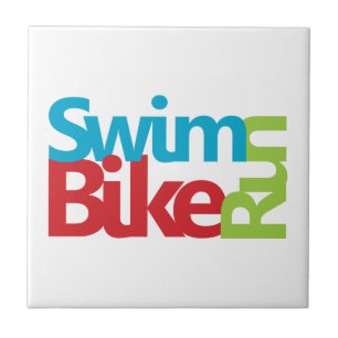 Triathlon cool and unique design ceramic tile