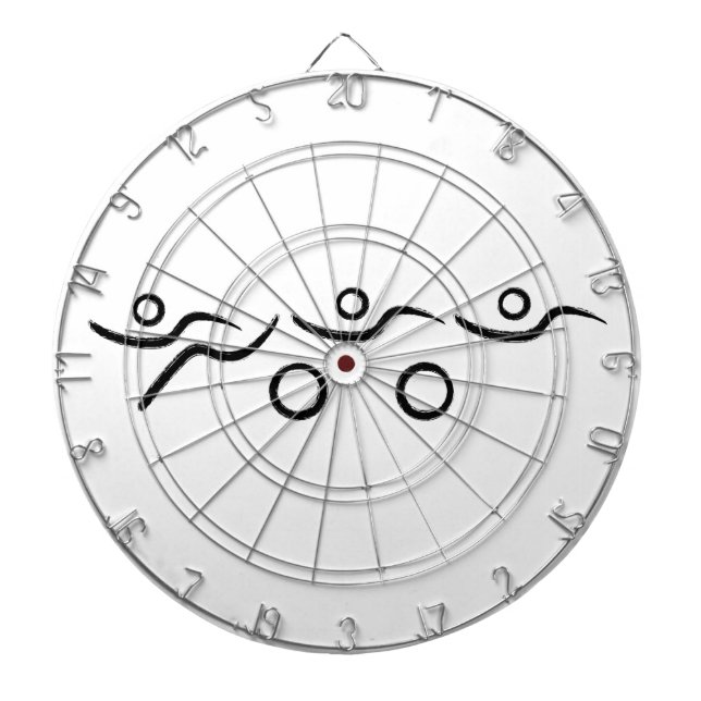 Triathlon cool and unique design dartboard (Front)