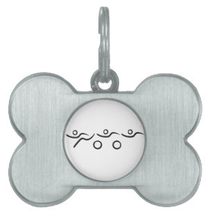 Triathlon cool and unique design pet ID tag