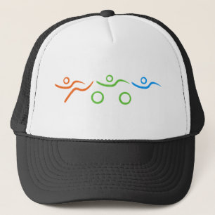 Triathlon cool and unique design trucker hat