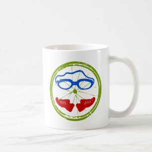 Triathlon cool artistic design coffee mug