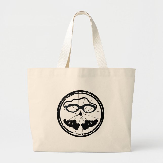 Triathlon cool artistic design large tote bag (Front)